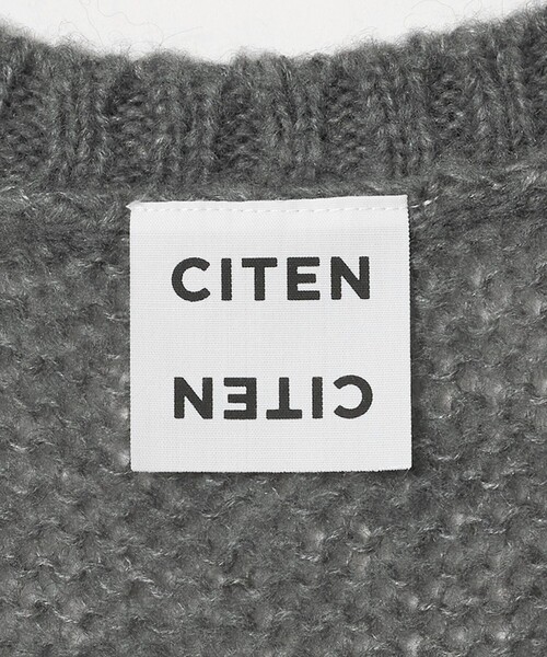 CITEN(シテン)の「<CITEN>シアーモヘヤライクニットベスト(ベスト・レディース・ネイビー/ナチュラル/グレー系・FREE)」の15枚目の写真