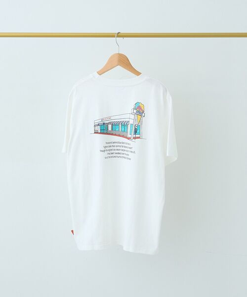 AMERICAN HOLIC(アメリカンホリック)の「【BLUE SEAL】ShopグラフィックTシャツ(Tシャツ/カットソー・レディース・オフホワイト/ブラック・FREE)」の5枚目の写真