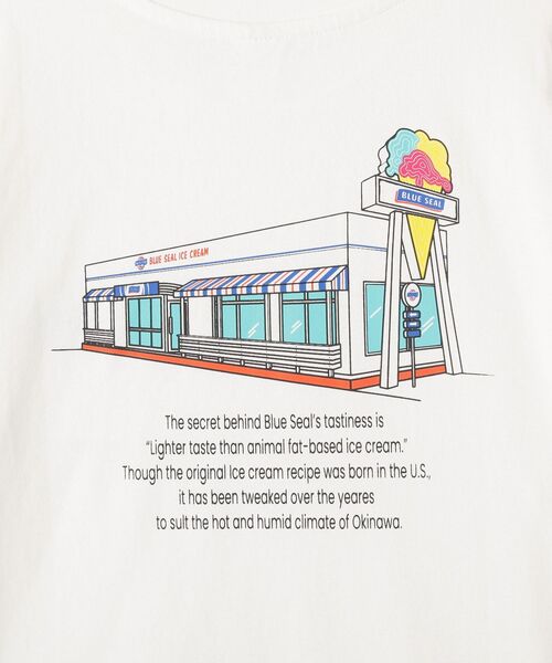 AMERICAN HOLIC(アメリカンホリック)の「【BLUE SEAL】ShopグラフィックTシャツ(Tシャツ/カットソー・レディース・オフホワイト/ブラック・FREE)」の20枚目の写真