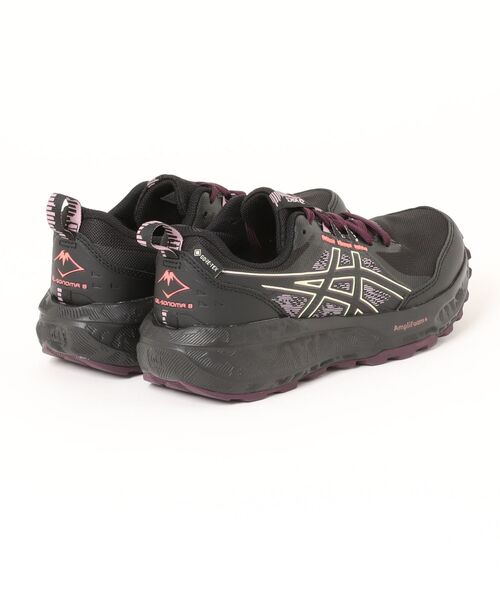 ASICS(アシックス)の「ASICS アシックス GEL-SONOMA 8 GTX【防水透湿】GORE-TEX ゴアテックス レディーススニーカー(ゲルソノマ8GTX) 1012B770 005 ブラック/ダークオーベルジーヌ(スニーカー・レディース・ブラック・23.0cm/23.5cm/24.0cm/24.5cm/25.0cm/22.5cm)」の2枚目の写真