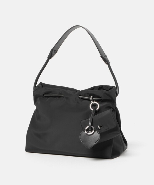 BEAUTY&YOUTH UNITED ARROWS(ビューティーアンドユースユナイテッドアローズ)の「ポリエステル チャーム ドロスト バッグ(ショルダーバッグ・レディース・ブラック/ナチュラル・FREE)」の10枚目の写真
