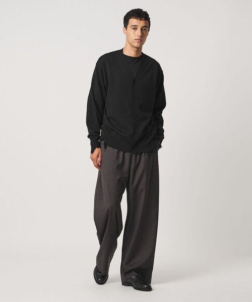 LOEFF(ロエフ)の「<LOEFF>ダメージ Vネック カーディガン UNISEX(カーディガン/ボレロ・レディース・ブラック/ネイビー/ブラウン系・2/1/0)」の14枚目の写真
