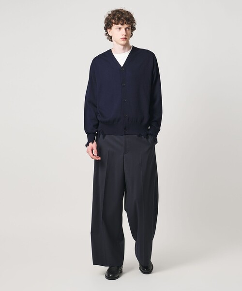 LOEFF(ロエフ)の「<LOEFF>ダメージ Vネック カーディガン UNISEX(カーディガン/ボレロ・レディース・ブラック/ネイビー/ブラウン系・2/1/0)」の17枚目の写真