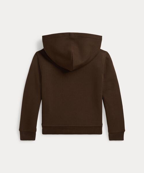 POLO RALPH LAUREN CHILDRENSWEAR(ポロ ラルフ ローレン チルドレンズウェア)の「フリース フーディ(パーカー・キッズ・ブラウン・3/4/6/7)」の4枚目の写真