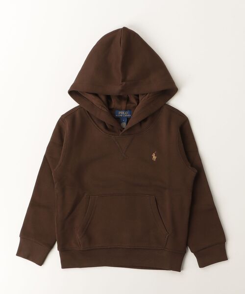 POLO RALPH LAUREN CHILDRENSWEAR(ポロ ラルフ ローレン チルドレンズウェア)の「フリース フーディ(パーカー・キッズ・ブラウン・3/4/6/7)」の2枚目の写真