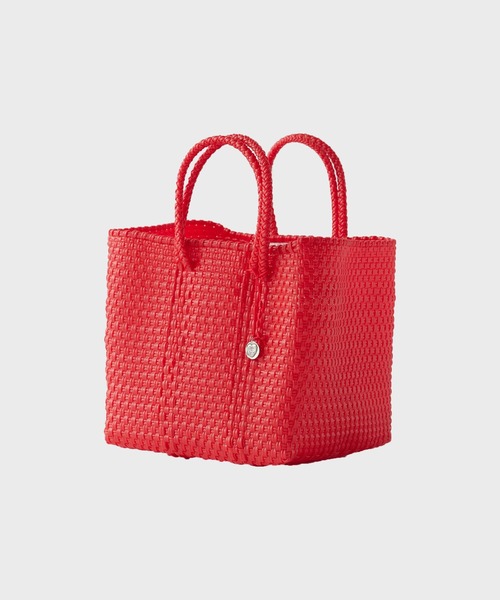 OJO DE MEX(オホデメックス)の「OJO DE MEX / Plastico CAGO Tote Cube 秋服 冬服(ハンドバッグ・レディース・レッド・FREE)」の2枚目の写真