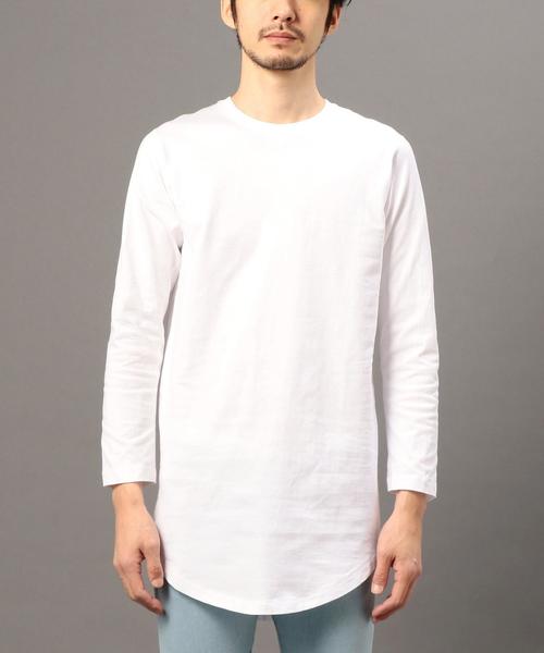 MONKEY TIME（モンキータイム）の「＜monkey time＞ 40/2 テンジク ロングスリーブ Tシャツ◆（Tシャツ/カットソー・メンズ・ホワイト/ブラック/グレー・MEDIUM/LARGE/SMALL）」の2枚目の写真