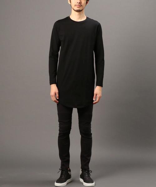 MONKEY TIME（モンキータイム）の「＜monkey time＞ 40/2 テンジク ロングスリーブ Tシャツ◆（Tシャツ/カットソー・メンズ・ホワイト/ブラック/グレー・MEDIUM/LARGE/SMALL）」の15枚目の写真