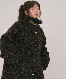 loin nuit（ロワンニュイ）の「nuance button poodle coat   ニュアンスボタンプードルコート（ムートンコート）」
