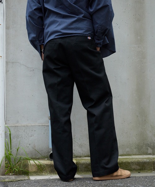 Dickies(ディッキーズ)の「Dickies/ディッキーズ 877 WORK PANTS LENGTH30inch ワークパンツ ルーズフィット レングス30インチ チノパンツ テーパード ワイド ストリート スケーター メンズ レディース 2026年 秋 秋服 冬 冬服(チノパンツ・メンズ・チャコールグレー/ブラック/ダークブラウン/カーキ・32inch/30inch/34inch)」の9枚目の写真