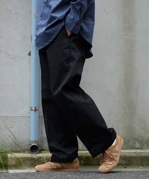 Dickies(ディッキーズ)の「Dickies/ディッキーズ 877 WORK PANTS LENGTH30inch ワークパンツ ルーズフィット レングス30インチ チノパンツ テーパード ワイド ストリート スケーター メンズ レディース 2026年 秋 秋服 冬 冬服(チノパンツ・メンズ・チャコールグレー/ブラック/ダークブラウン/カーキ・32inch/30inch/34inch)」の7枚目の写真