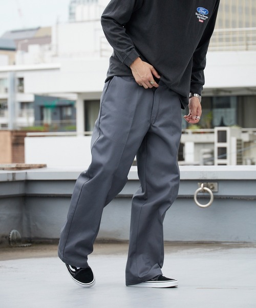 Dickies(ディッキーズ)の「Dickies/ディッキーズ 877 WORK PANTS LENGTH30inch ワークパンツ ルーズフィット レングス30インチ チノパンツ テーパード ワイド ストリート スケーター メンズ レディース 2026年 秋 秋服 冬 冬服(チノパンツ・メンズ・チャコールグレー/ブラック/ダークブラウン/カーキ・32inch/30inch/34inch)」の16枚目の写真