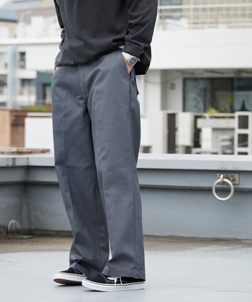 Dickies(ディッキーズ)の「Dickies/ディッキーズ 877 WORK PANTS LENGTH30inch ワークパンツ ルーズフィット レングス30インチ チノパンツ テーパード ワイド ストリート スケーター メンズ レディース 2026年 秋 秋服 冬 冬服(チノパンツ・メンズ・チャコールグレー/ブラック/ダークブラウン/カーキ・32inch/30inch/34inch)」の15枚目の写真