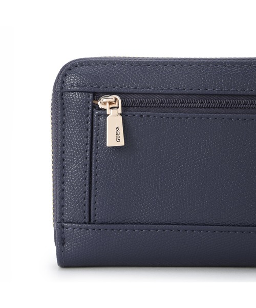 Guess(ゲス)の「AMORETTE Large Zip Around(財布・レディース・ネイビー/ブラック・ONE SIZE)」の6枚目の写真