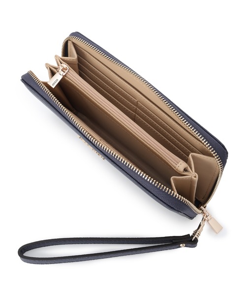 Guess(ゲス)の「AMORETTE Large Zip Around(財布・レディース・ネイビー/ブラック・ONE SIZE)」の10枚目の写真