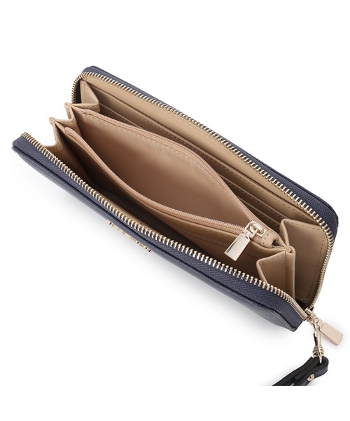Guess(ゲス)の「AMORETTE Large Zip Around(財布・レディース・ネイビー/ブラック・ONE SIZE)」の11枚目の写真