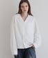 ELLUV（エルブ）の「【ELLUV/エルヴ】ファインドレープTRクロス ショート丈 2way レギュラー/オープンカラーシャツ（シャツ/ブラウス・S）」