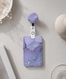 VIBGYOR（ヴィブジョー）の「LESRIRE/ ニュアンスマーブルリール付きIDカードホルダーパスケース L9391（パスケース）」