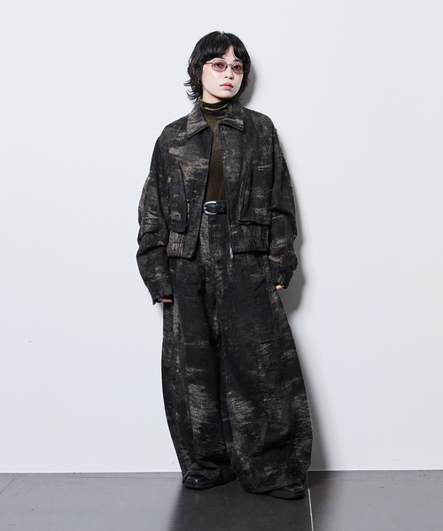 CITYSHOP(シティーショップ)の「SHEER VELOR HIGH NECK TOP:カットソー(Tシャツ/カットソー・レディース・ブラック/ピンク/カーキ・FREE)」の13枚目の写真