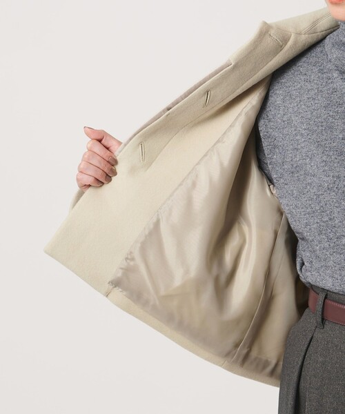 MARW UNITED ARROWS(マルゥ ユナイテッドアローズ)の「<MARW UNITED ARROWS>スタンドカラー ショートコート(その他アウター・レディース・ナチュラル/ブラック・38/36)」の9枚目の写真