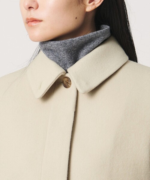 MARW UNITED ARROWS(マルゥ ユナイテッドアローズ)の「<MARW UNITED ARROWS>スタンドカラー ショートコート(その他アウター・レディース・ナチュラル/ブラック・38/36)」の13枚目の写真