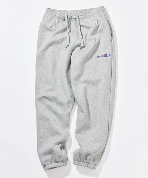NAUTICA(ノーティカ)の「NAUTICA/ノーティカ Champion × NAUTICA embroidered sweat pants(スウェットパンツ・メンズ・ブラック/ネイビー/グレー・LARGE/X-LARGE/XX-LARGE/MEDIUM)」の2枚目の写真
