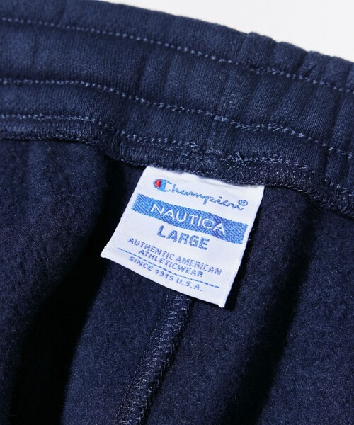 NAUTICA(ノーティカ)の「NAUTICA/ノーティカ Champion × NAUTICA embroidered sweat pants(スウェットパンツ・メンズ・ブラック/ネイビー/グレー・LARGE/X-LARGE/XX-LARGE/MEDIUM)」の7枚目の写真