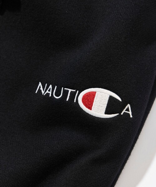 NAUTICA(ノーティカ)の「NAUTICA/ノーティカ Champion × NAUTICA embroidered sweat pants(スウェットパンツ・メンズ・ブラック/ネイビー/グレー・LARGE/X-LARGE/XX-LARGE/MEDIUM)」の15枚目の写真