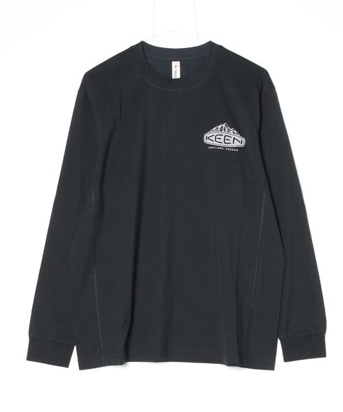 KEEN(キーン)の「HARVEST TECH HOOD LS TEE / ハーベスト テック フッド LS ティー(Tシャツ/カットソー・レディース・ブラック・S/M/L/XL)」の1枚目の写真