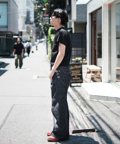 NVRFRGT（ネヴァーフォーゲット）の「【NVRFRGT】3D TWISTED WIDE LEG JEANS / NF252P06（デニムパンツ・メンズ・ブルー・1/2/3）」の12枚目の写真