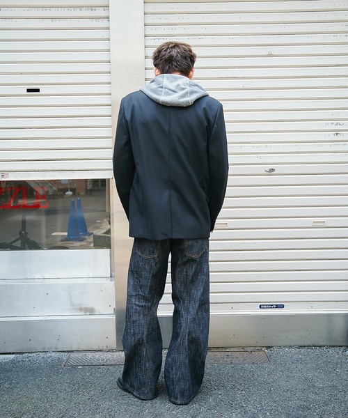 NVRFRGT（ネヴァーフォーゲット）の「【NVRFRGT】3D TWISTED WIDE LEG JEANS / NF252P06（デニムパンツ・メンズ・ブルー・1/2/3）」の8枚目の写真