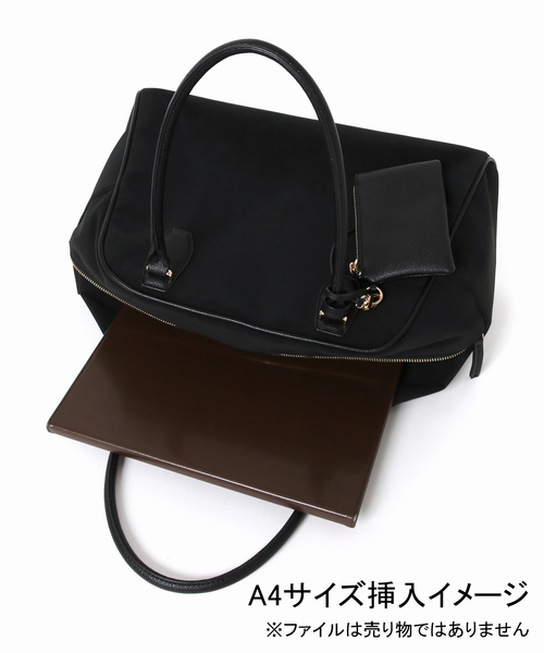 JOURNAL STANDARD relume(ジャーナルスタンダード レリューム)の「RELUME BIGボストンバッグ(ボストンバッグ・レディース・ブラック/ブラウン・FREE)」の22枚目の写真