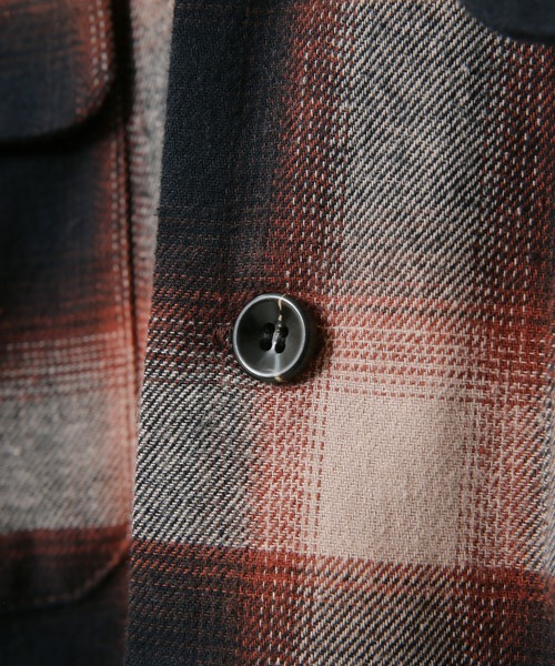 WAIPER.inc(ワイパーインク)の「【ZOZO限定】オンブレ ループカラーシャツ(シャツ/ブラウス・メンズ・ブラウン・M/S/XL/L)」の7枚目の写真