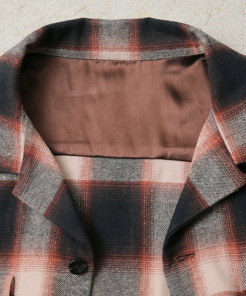 WAIPER.inc(ワイパーインク)の「【ZOZO限定】オンブレ ループカラーシャツ(シャツ/ブラウス・メンズ・ブラウン・M/S/XL/L)」の11枚目の写真