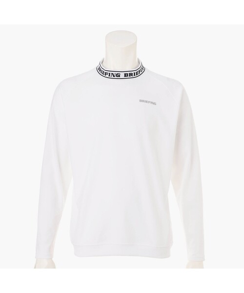 BRIEFING（ブリーフィング）の「【BRIEFING GOLF／ブリーフィングゴルフ】MEN’S NECK LOGO LS HIGHNECK RF（Tシャツ/カットソー・メンズ・ブラック/グレー/ホワイト・L/M）」の2枚目の写真