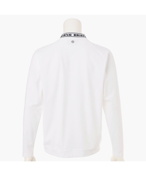 BRIEFING（ブリーフィング）の「【BRIEFING GOLF／ブリーフィングゴルフ】MEN’S NECK LOGO LS HIGHNECK RF（Tシャツ/カットソー・メンズ・ブラック/グレー/ホワイト・L/M）」の4枚目の写真