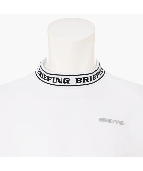 BRIEFING（ブリーフィング）の「【BRIEFING GOLF／ブリーフィングゴルフ】MEN’S NECK LOGO LS HIGHNECK RF（Tシャツ/カットソー・メンズ・ブラック/グレー/ホワイト・L/M）」の6枚目の写真