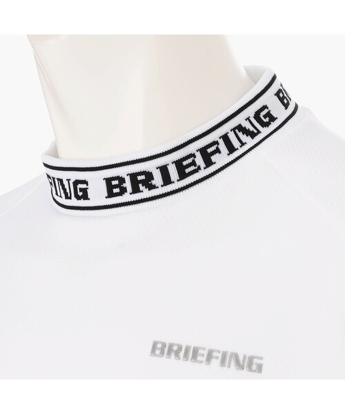 BRIEFING（ブリーフィング）の「【BRIEFING GOLF／ブリーフィングゴルフ】MEN’S NECK LOGO LS HIGHNECK RF（Tシャツ/カットソー・メンズ・ブラック/グレー/ホワイト・L/M）」の7枚目の写真