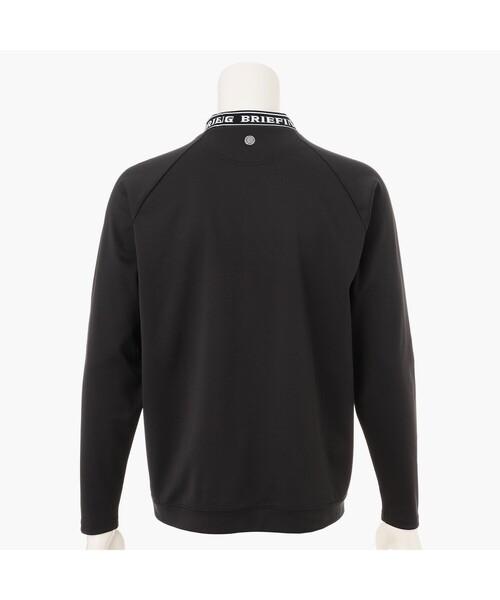 BRIEFING（ブリーフィング）の「【BRIEFING GOLF／ブリーフィングゴルフ】MEN’S NECK LOGO LS HIGHNECK RF（Tシャツ/カットソー・メンズ・ブラック/グレー/ホワイト・L/M）」の12枚目の写真