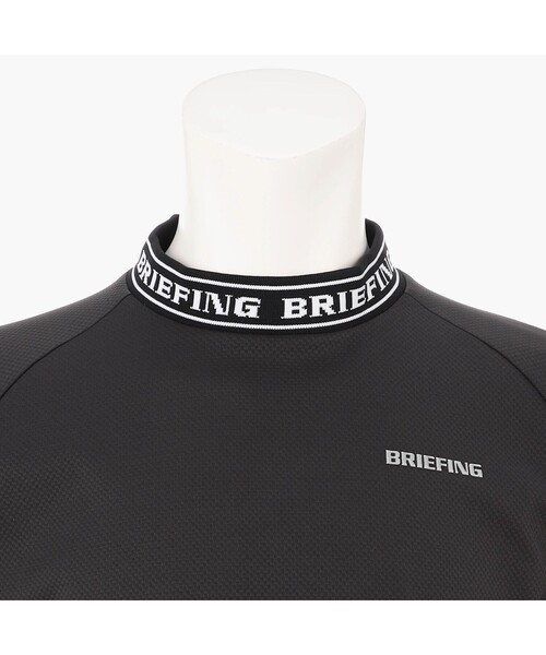 BRIEFING（ブリーフィング）の「【BRIEFING GOLF／ブリーフィングゴルフ】MEN’S NECK LOGO LS HIGHNECK RF（Tシャツ/カットソー・メンズ・ブラック/グレー/ホワイト・L/M）」の14枚目の写真
