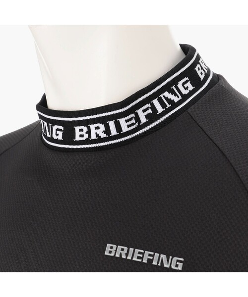 BRIEFING（ブリーフィング）の「【BRIEFING GOLF／ブリーフィングゴルフ】MEN’S NECK LOGO LS HIGHNECK RF（Tシャツ/カットソー・メンズ・ブラック/グレー/ホワイト・L/M）」の15枚目の写真
