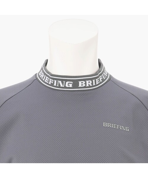 BRIEFING（ブリーフィング）の「【BRIEFING GOLF／ブリーフィングゴルフ】MEN’S NECK LOGO LS HIGHNECK RF（Tシャツ/カットソー・メンズ・ブラック/グレー/ホワイト・L/M）」の22枚目の写真