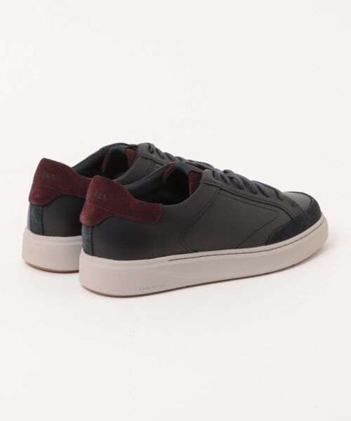 Clarks(クラークス)の「Clarks クラークス CODE C TIE【本革】メンズレザースニーカー カジュアルシューズ(コードシータイ) 26320302 ネイビーレザー(スニーカー・メンズ・ネイビー・26.0cm/26.5cm/27.0cm/25.5cm/28.0cm/27.5cm/25.0cm)」の2枚目の写真