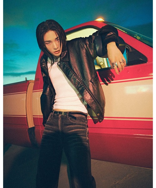 ヒョンジン 着用】 MINI Triangle Rib Tank タンクトップ | GUESS(ゲス