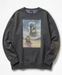 2026AW STARWARS/スターウォーズ ポスターイラストプリント 裏配色 スウェットトレーナー レディース メンズ