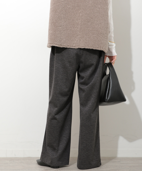 JOURNAL STANDARD relume(ジャーナルスタンダード レリューム)の「T/Rポンチピンタックパンツ(その他パンツ・レディース・チャコールグレー/ブラック・FREE)」の18枚目の写真