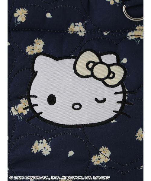 sanrio house（サンリオハウス）の「ハローキティ ２WAYフラワープリントキルティングバッグ（トートバッグ・レディース・ネイビー/アイボリー・F）」の10枚目の写真