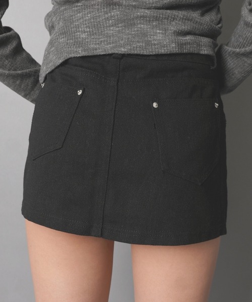 SPINNS（スピンズ）の「ナポレオンミニスカート/ガールズストリート（スカート・レディース・カモフラージュ/ブラック・ONESIZE）」の17枚目の写真