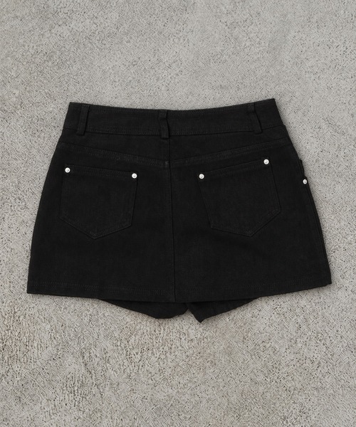 SPINNS（スピンズ）の「ナポレオンミニスカート/ガールズストリート（スカート・レディース・カモフラージュ/ブラック・ONESIZE）」の3枚目の写真
