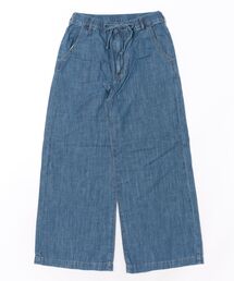 EDWIN LADIES リネンブレンド イージーワイドデニムパンツ